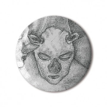 Gift Box: 4 button badges (Surreal Masks)